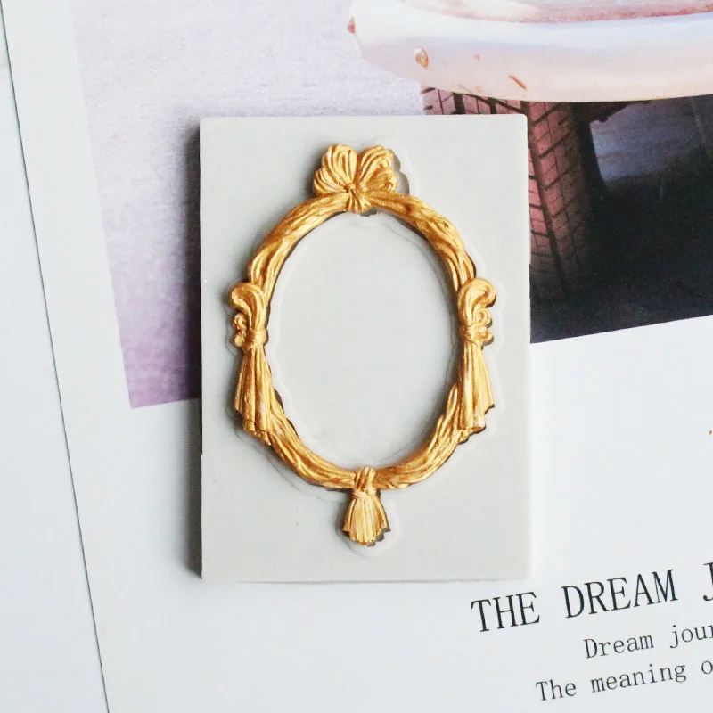 Красивая фоторамка форма формы для помадки и кекса силиконовая конфеты