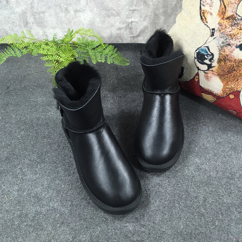 XDXUGG Лидер продаж Женская обувь однотонные мягкие милые женские зимние сапоги без