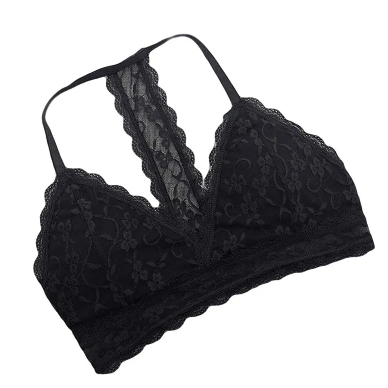 High Quality Sexy Bra Bralette Seamless Deep V Lace Girl Women Wireless Thin Underwear Lingerie Soft Bras For Hot | Женская одежда