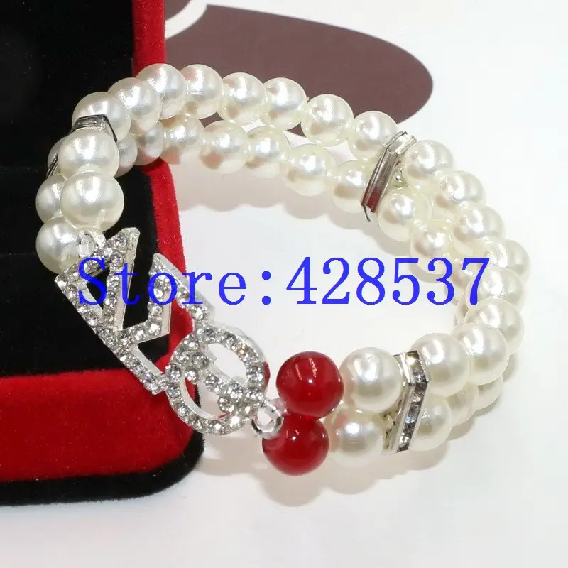 Бесплатная доставка ручная работа DST греческое братьев Delta 8 мм красный камень