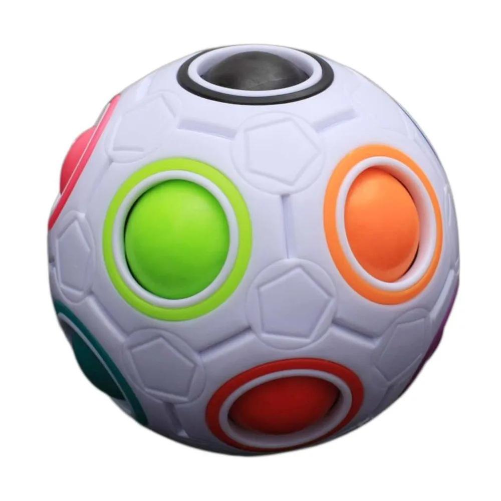 Радуга шарик волшебный кубик с веревкой Для детей Футбол игрушки обучения и