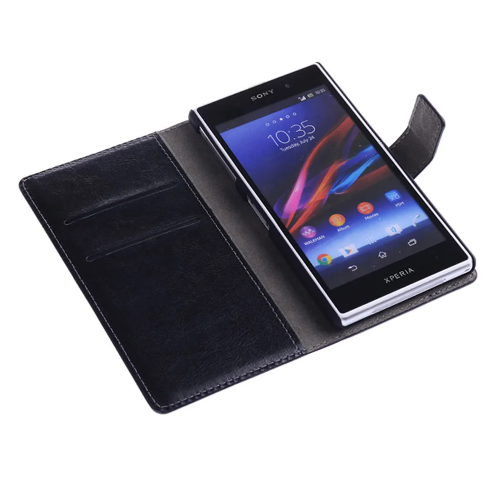 Для sony Xperia Z1 L39H чехол Crazy Horse Флип кожаный для C6903 C6902 C6906 Mobile телефон Сумки Coque |