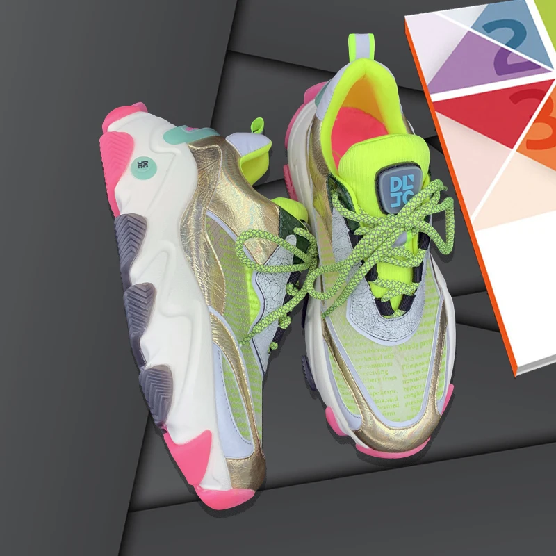 RASMEUP/женские кроссовки на платформе женская обувь из натуральной кожи с сеткой