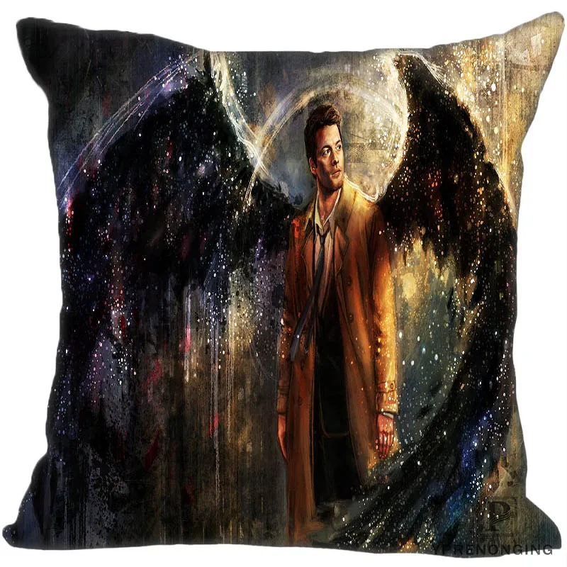 Square Pillowcase Пользовательские Сверхъестественное квадратная Подушка Чехол на заказ на молнии наволочка чехол(с одной стороны) 180522-02-15 - Цвет: Square Pillowcase