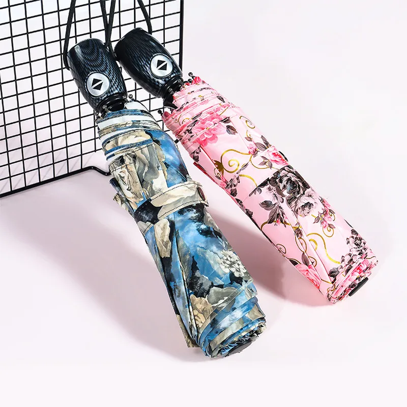 TOPX сильный ветер Творческий Ретро узор красивая картина Для женщин с розами из 3