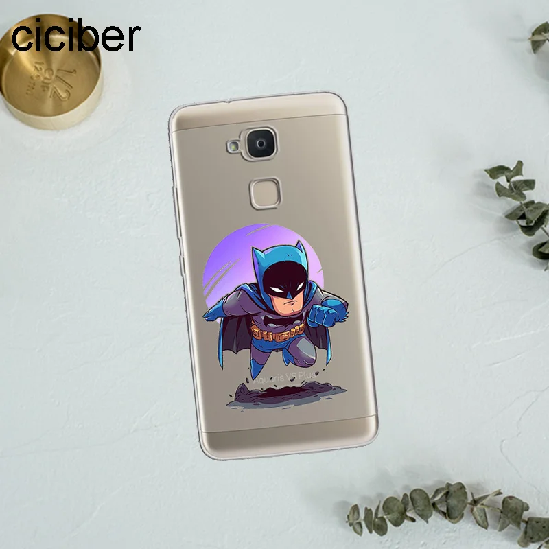 Ciciber Marvel Бэтмен для BQ Aquaris U2 C U X5 V VS X2 X M Plus Lite Pro Мягкий ТПУ чехол телефона M5 E5s M5.5 E4.5