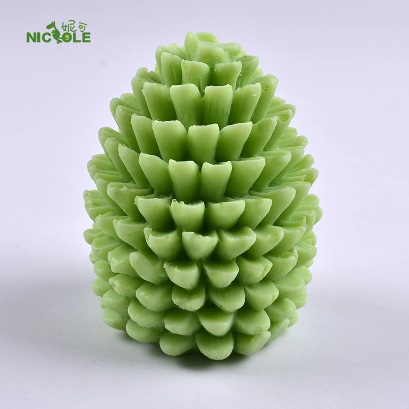 Силиконовая форма для свечей в форме соснового ореха DIY мыло ручной работы