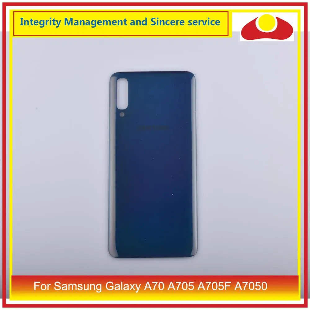 Для samsung Galaxy A70 A705 SM-A705F SM-A7050 корпус батарея Дверь заднее стекло чехол Корпус Корпуса A70 A705 Замена