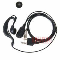 midland walkie talkie g6 g7 g8 g q7a2 2 pins ptt ear hook single side earphone