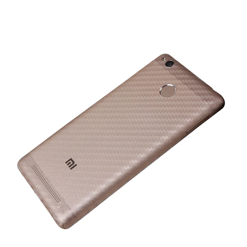 10 шт. для Xiaomi redmi3 s pro 4 a 4x note4 3 2 защитная задняя крышка 3D углеродное волокно пленка