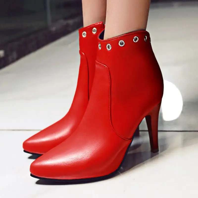 Женские зимние ботинки с пряжкой на каблуке молнии|fashion winter boots|winter bootsboots for woman |