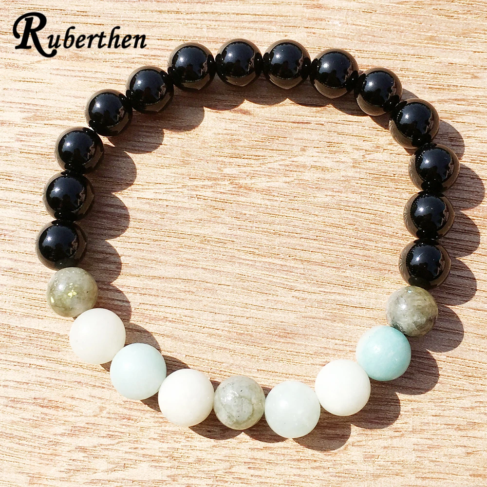 Ruberthen модный браслет с защитой от смога и радиации чакра Исцеляющие кристаллы