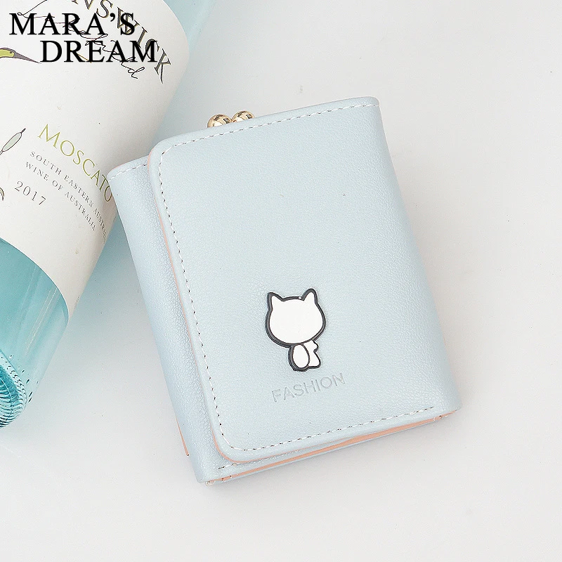 Женские кошельки Mara's Dream 2018 маленькие с кошкой женские новые мини клатч