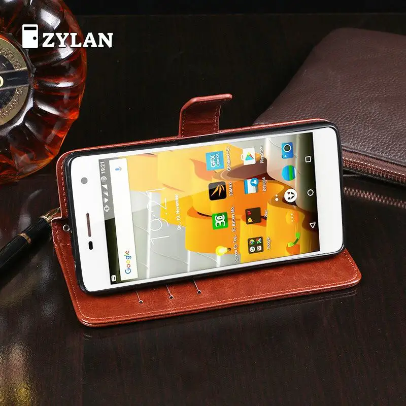 ZYLAN кожаный чехол Wiley для Wileyfox Spark Plus кошелек Kickstand Чехлы С Откидывающейся Крышкой для Wileyfox Spark Plus слот для карт и подарок
