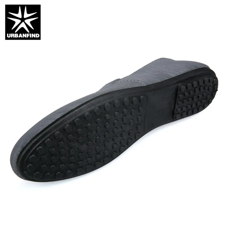 URBANFIND mens casual loafers shoes breathable light fabric fashion spring autumn leopard black gray blue flat with cheap | Обувь