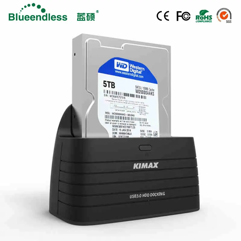 1 Bay 2 5 3 hdd док станция Sata USB к 0 чехол hd внешний для ssd ТБ usb sata пластиковая розетка HDD