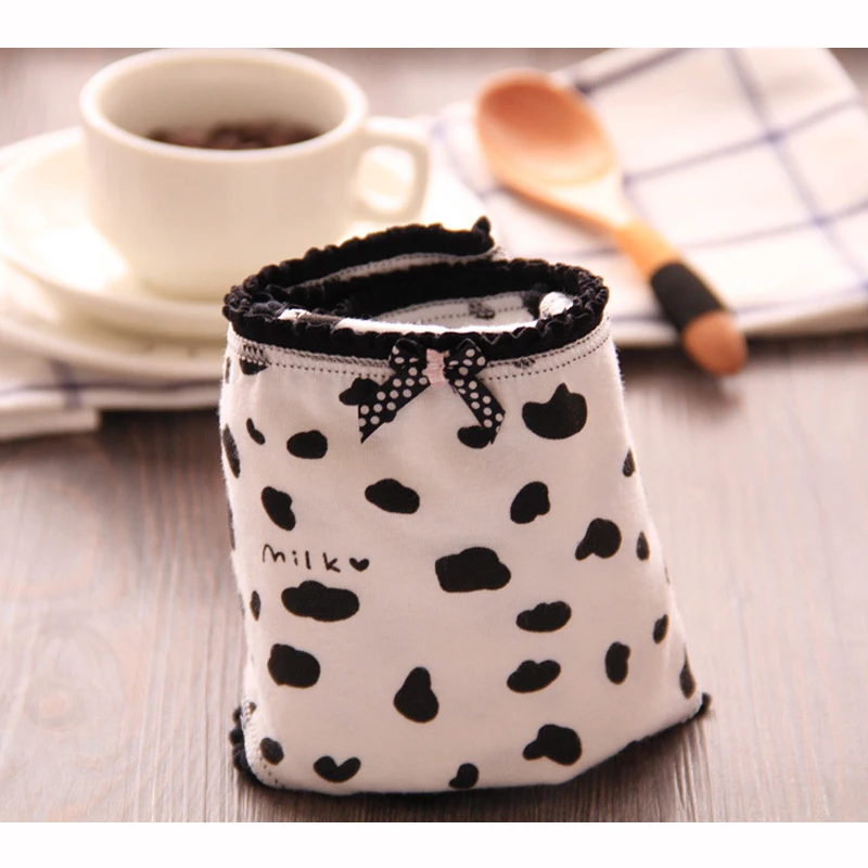 Новое поступление 4 шт./лот трусы для девочек нижнее белье из коровьей кожи