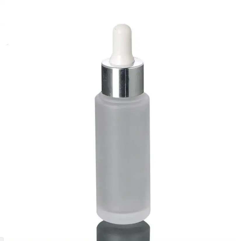 240pcs 30ml Frosted transparent glass essential oil bottle with dropper 1 oz cosmetic packaging | Красота и здоровье