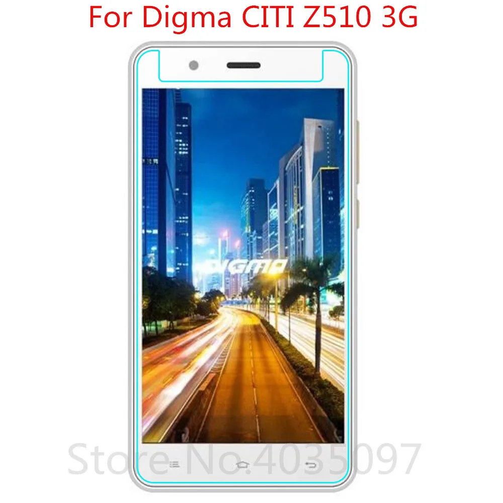 Закаленное стекло премиум класса 9H для Digma CITI Z510 3G защитная пленка | Мобильные