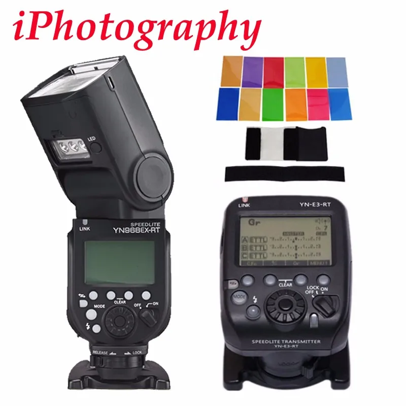 Беспроводная светодиодная вспышка YONGNUO Speedlite Master TTL HSS для камеры Canon 600EX RT YN968EX +