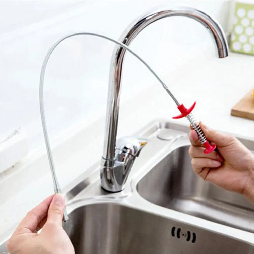 AsyPets 24 Inches Flexible Claw Pick Up Tool 60CM Sliver Red Color