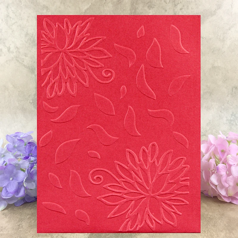 YINISE пластиковые папки для тиснения Шаблоны вырезания Одуванчик цветок DIY фото