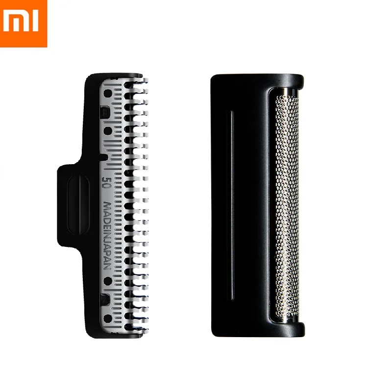 Новое прибытие Xiaomi Мини Портативный электробритва головка MJTXD01XM бритва, режущая головка заменить насадки - Цвет: Серебристый