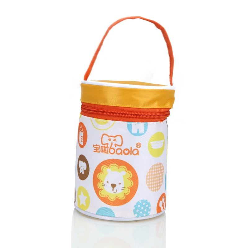 400 мл изолированный контейнер для пищи с пластиковой ложкой и портативной сумкой