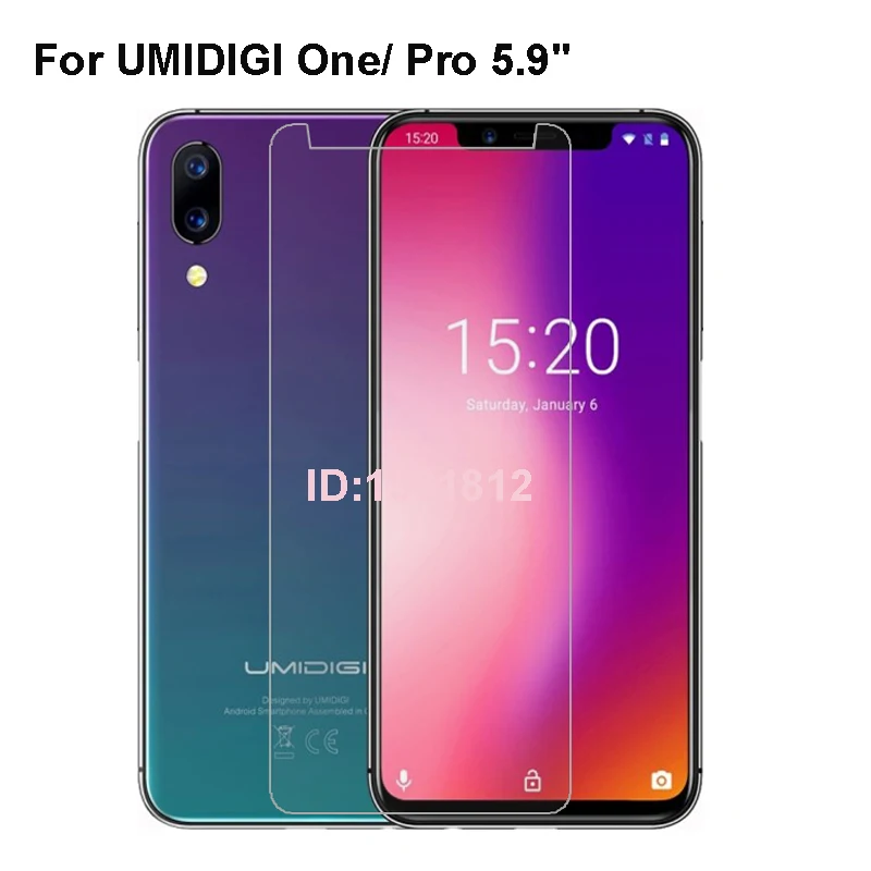 

Закаленное стекло 9H для телефона UMIDIGI One Pro, защитная пленка для экрана