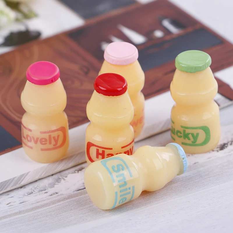 

Miniature Dollhouse Food Milk Drinks Milk Drinks Pretend food for 1:6 Doll Dollhouse toys for children 5PCS 1:12 scale