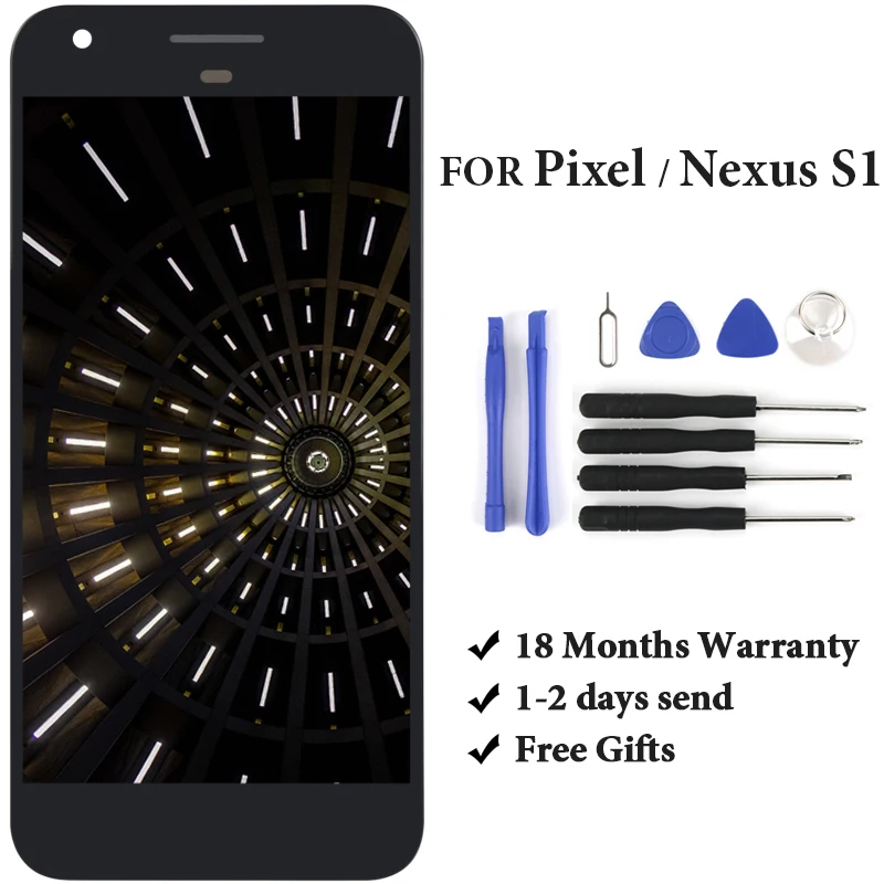 ЖК дисплей 5 дюймов для HTC Google Pixel Nexus S1 сменный сенсорный экран в сборе с