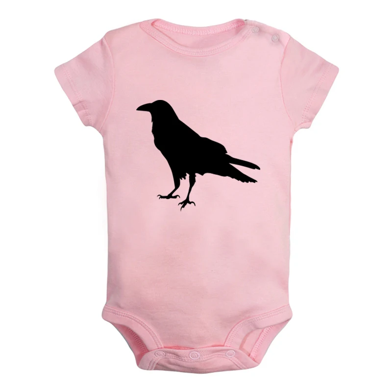 JaBaby3079PD Униформа-комбинезон для новорожденных мальчиков и девочек с принтом «Игра престолов», «Три глаза ворона», «ворон» - Цвет: JaBaby3079PD