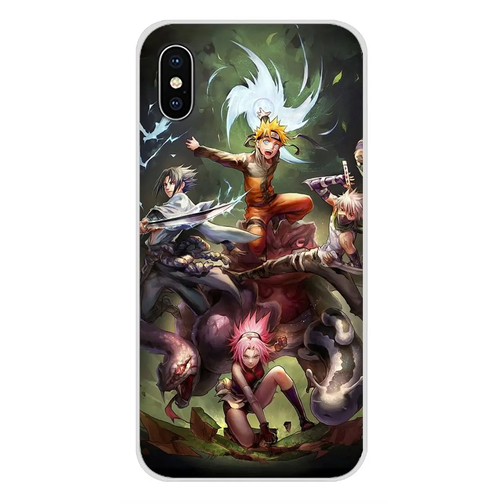 Силиконовый чехол для телефона Naruto Uzumaki Clan Cloud Samsung Galaxy S3 S4 S5 Mini S6 S7 Edge S8 S9 S10 Lite Plus Note