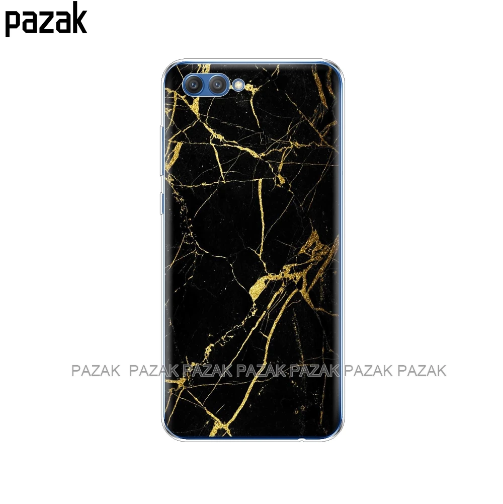61362 Силиконовый чехол для huawei honor V10 VIEW 10, мягкая задняя крышка из ТПУ для huawei honor 10, защитный прозрачный чехол с принтом - Цвет: 61362