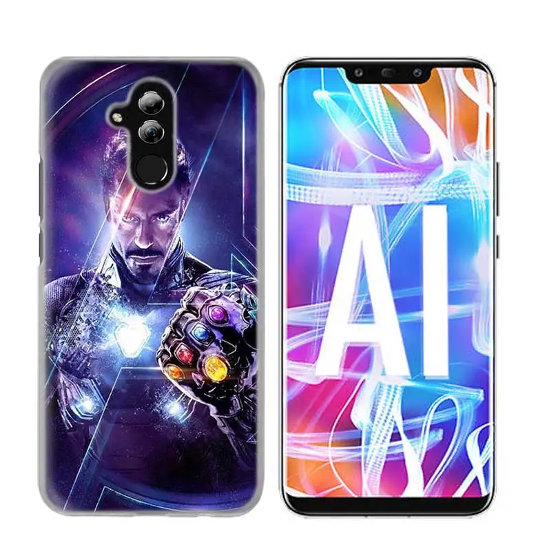 Мстители Marvel чехол "Железный человек" чехол для huawei Honor P30 P20 mate 20 10 Y5 Y6 Y7 Prime 8A 8S P Smart Puls Enjoy 9s Lite Pro - Цвет: 02