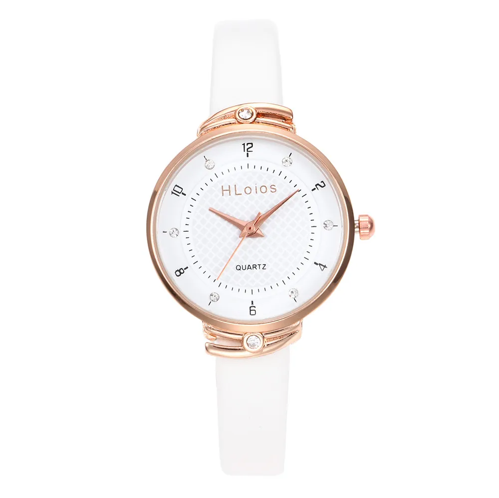 Часы женские кварцевые аналоговые со стразами повседневные изящные роскошные