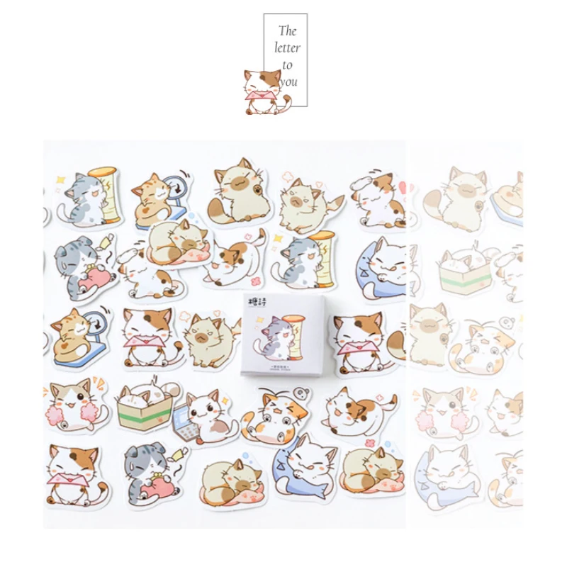 45 шт./кор. Kawaii С бурундуком наклейки декоративные Сделай Сам запечатывания Стикеры этикетка Скрапбукинг школьные канцелярские товары канцелярских принадлежностей