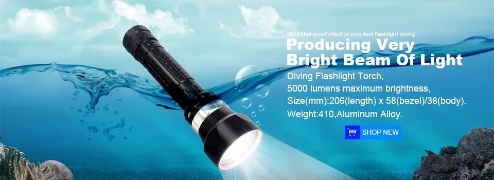 Профессиональный фонарик для дайвинга DX3 3x XM-L2 мощность 2x18650/26650 батарея 5000 люмен металлический фонарик для дайвинга фонарь