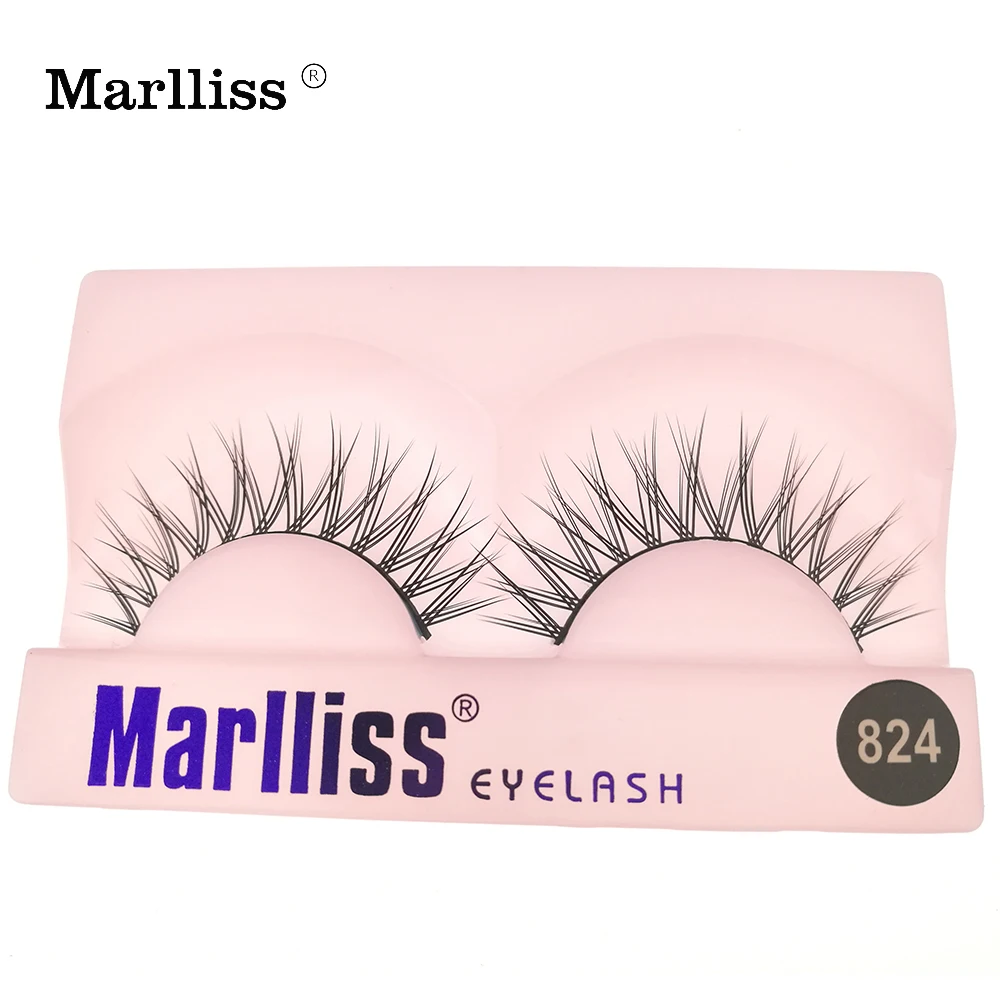 2017 Новый стиль многоразовые до 4 недель Marlliss ресницы Кластерные