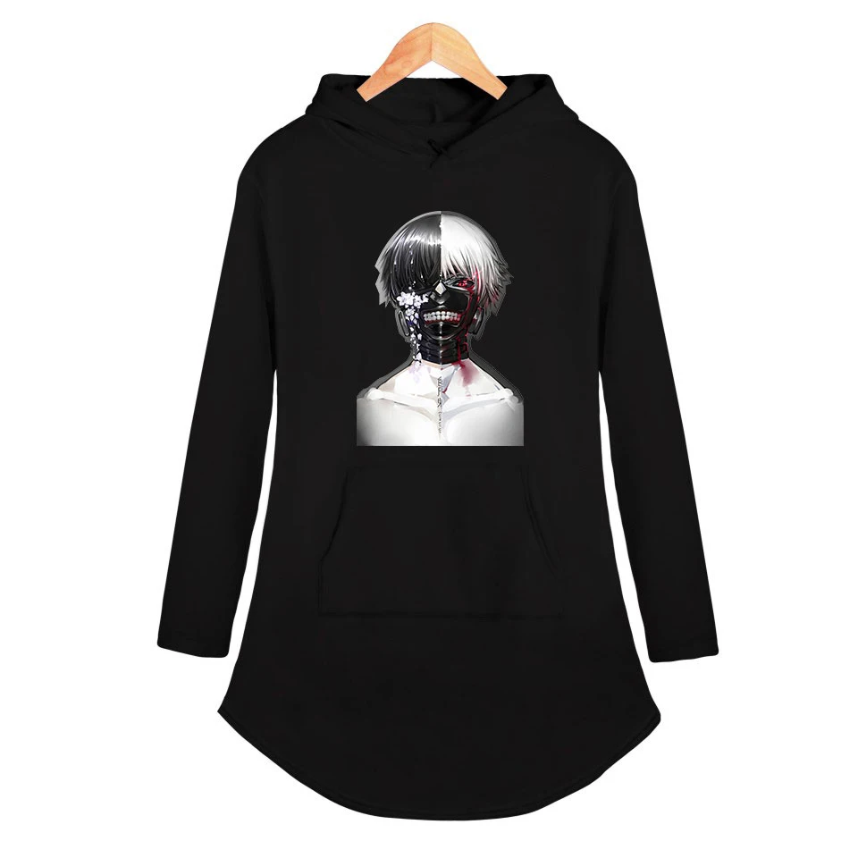 Платье в стиле Харадзюку женское с принтом повседневная одежда Токио Ghouls