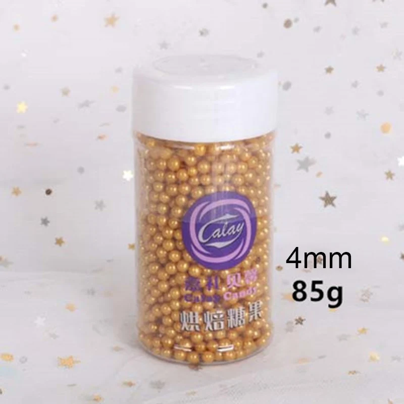 4mm Pearl Хрустальные бриллианты головной убор с жемчужинами Корона торт топперы Свадьба крещение день рождения торт украшения инструменты товары для украшения торта - Цвет: 4mm Pearl