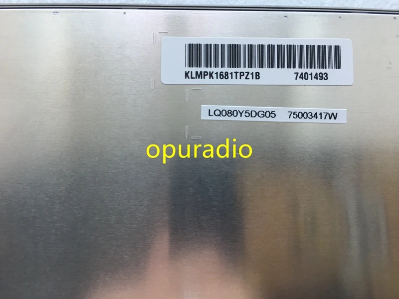 Абсолютно новый оригинальный 8 0 &quotдюймовый ЖК дисплей LQ080Y5DG05 экран с сенсорной