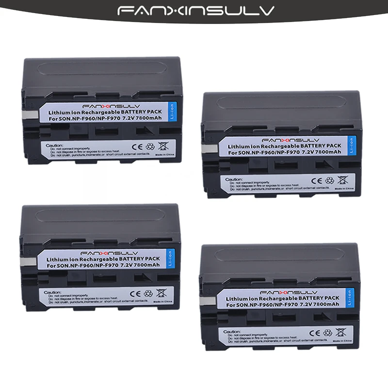 4 реальных емкости мАч NP F970 F960 Аккумулятор для sony HXR NX3 dcrvx2100 hdrfx1 fx7 hd1000u hvrz1u pm092