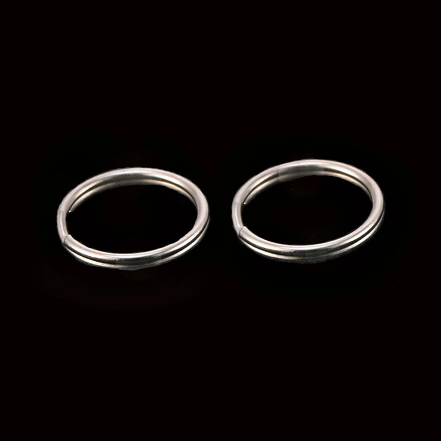 Металлический брелок для кемпинга 10 шт. 15 мм ключей открытый инструмент из сплава