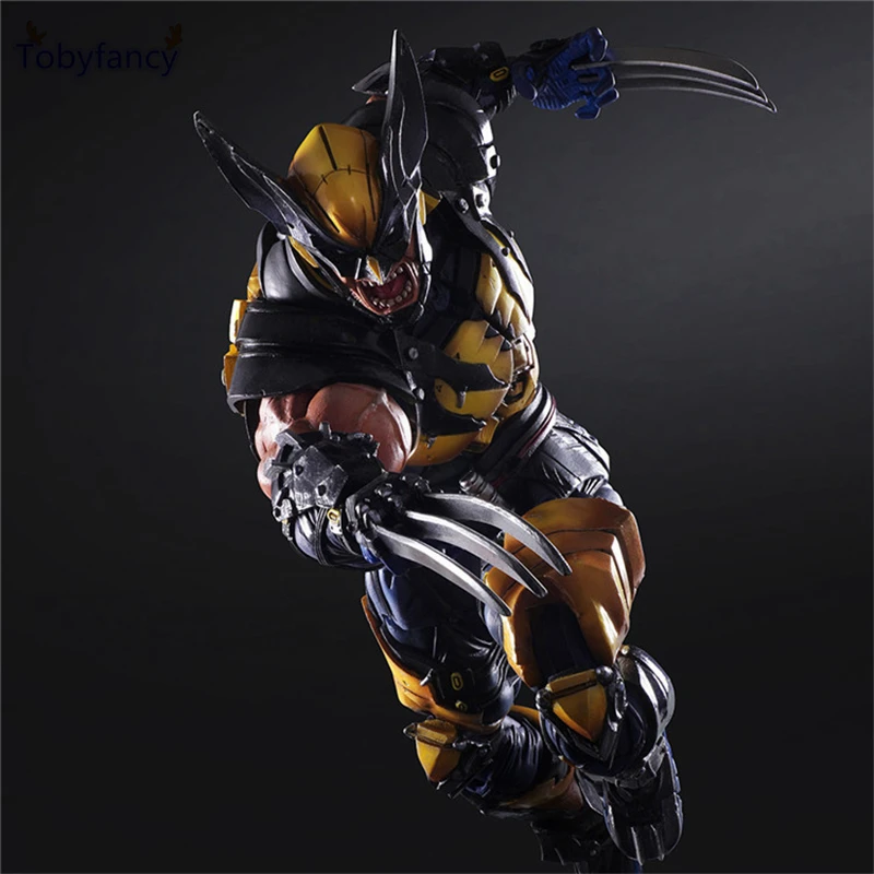 Новая фигурка Росомахи LOGAN X men X-men Play Arts Kai Wolverine James Howlett PA KAI ПВХ 26 см кукла игрушка |