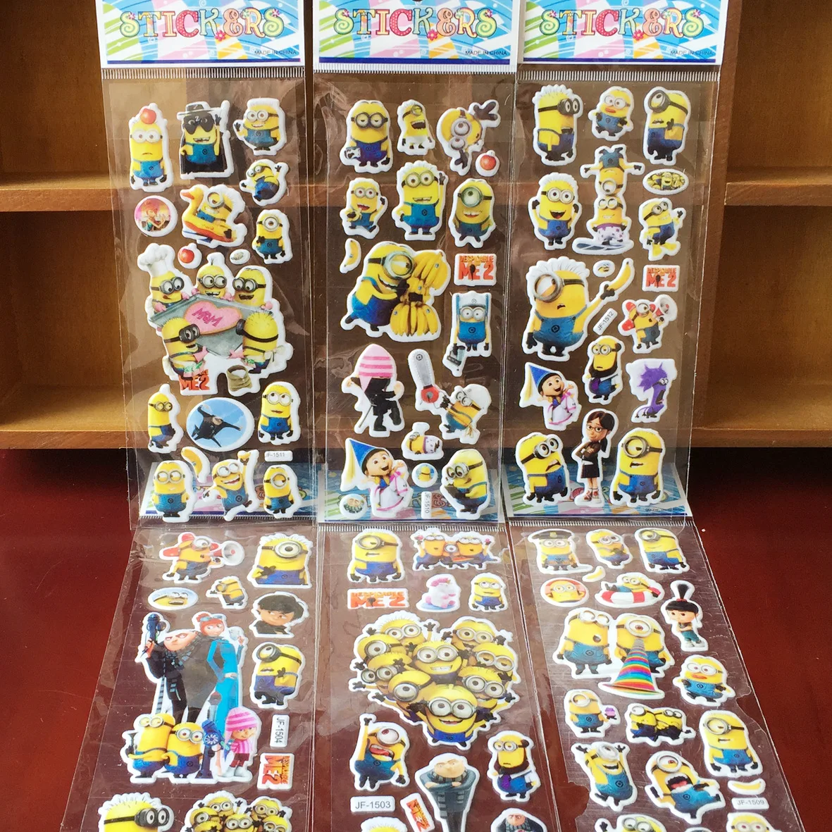 Аниме Стикеры вор Молоко папа пышные Наклейки мультфильм pegatinas Желтые Миньоны