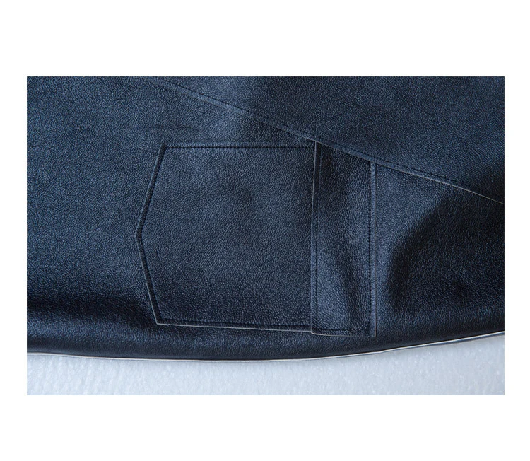 Wreeima искусственная кожа Юбки женские тонкие с высокой талией асимметричный подол