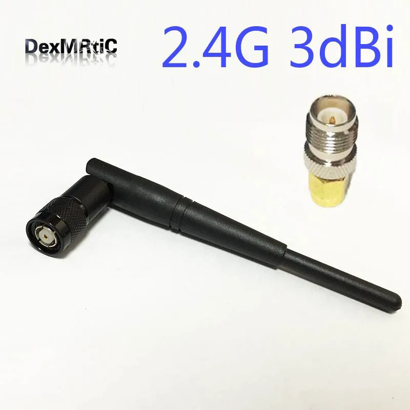 Wi Fi антенна 2 4 ГГц 3dbi всенаправленный RP TNC разъем + гнездо переключатель SMA штекер RF