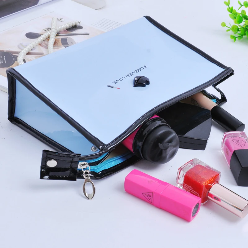 Высококачественная сумка для макияжа из лакированной кожи сумки женская