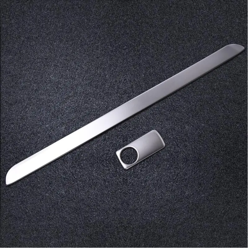 

2 pcs Top quality Copilot Storage Box decoration sequins stickers glove box cover accessories For Mercedes Benz GLC